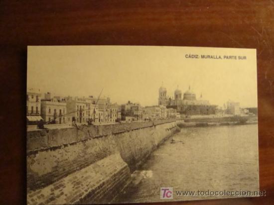 Coleccionismo calendarios: calendario foto de cadiz y sus murallas