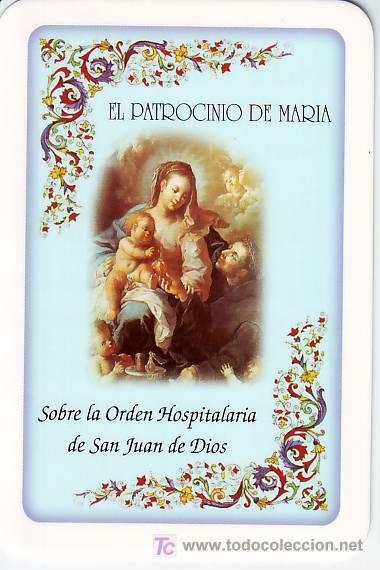 Coleccionismo calendarios: Calendario religioso - Maria y el ni&ntilde;o Jesus - Hermanos de San Juan de Dios RLG a&ntilde;o 2009