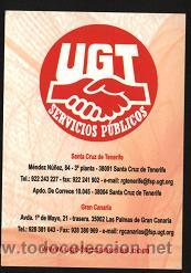 Sammeln von Kalendern: calendario tema sindicatos o pol&iacute;ticos - UGT 2007
