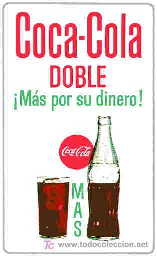 Collezionismo Calendari: Fournier 1964. Calendario Fournier de Coca-Cola (HF3). A&ntilde;o 1964.
