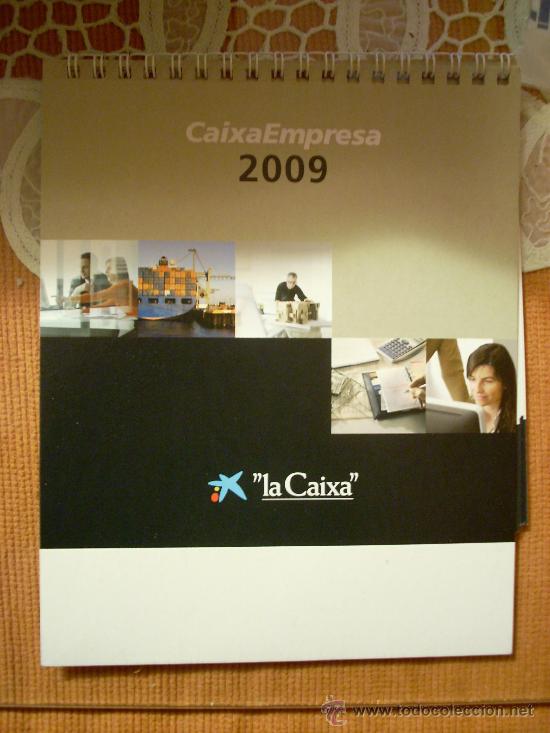Coleccionismo calendarios: Calendario de mesa 2009. Caixa Empresa.