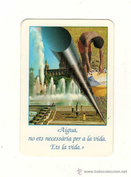 Coleccionismo calendarios: CALENDARIO DE BOLSILLO 2005,AIGUA... - hospital sant rafael (barcelona) -