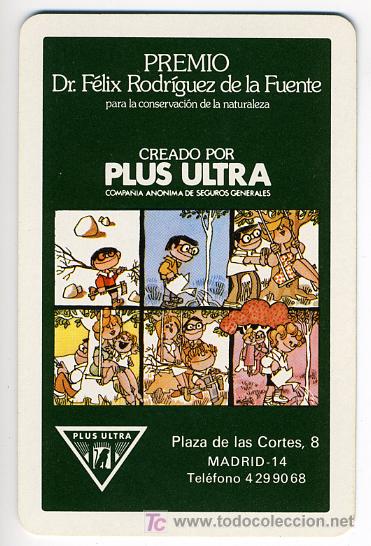 Collectables Calendars: CALENDARIO FOURNIER ,  SEGUROS PLUS ULTRA  , 1984 , CAL2687