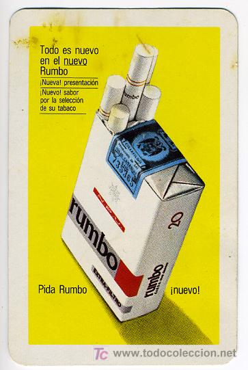 Collectables Calendars: CALENDARIO FOURNIER ,  CIGARRILLOS RUMBO  , 1971  , CAL2702