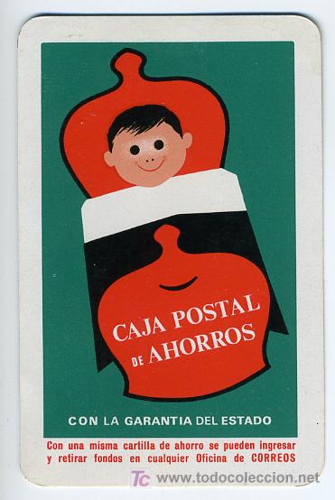 Collectables Calendars: CALENDARIO FOURNIER ,  CAJA POSTAL DE AHORROS  , 1968  , CAL2703
