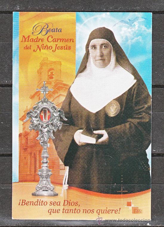 Coleccionismo calendarios: 2008. BEATA MADRE CARMEN DEL NI&Ntilde;O JESUS