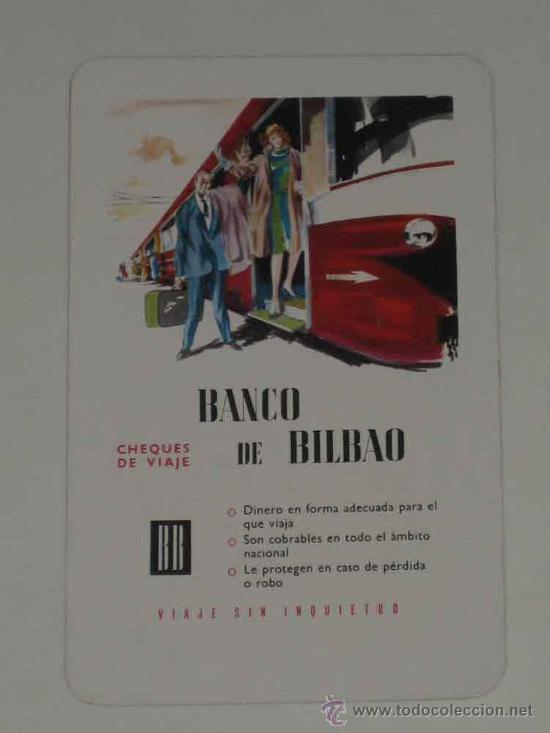 Colecionismo Calend&aacute;rios: CALENDARIO HERACLIO FOURNIER DE BANCO DE BILBAO - A&Ntilde;O 1963 - MUY RARO.
