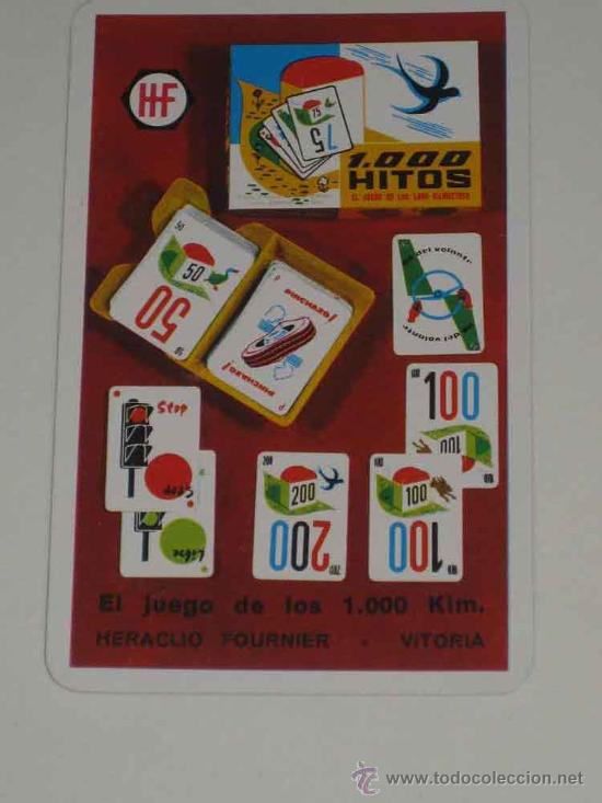 Collectables Calendars: CALENDARIO DE FOURNIER DE 1.000 HITOS - A&ntilde;o 1966