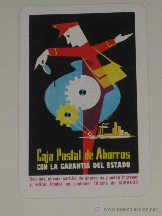 Collezionismo Calendari: CALENDARIO DE FOURNIER DE LA CAJA POSTAL DE AHORROS CON LA GARANTIA DEL ESTADO - A&Ntilde;O 1964.