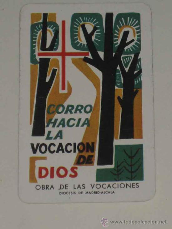 Collectionnisme Calendriers: CALENDARIO DE FOURNIER DE OBRA DE LAS VOCACIONES - DIOS - A&Ntilde;O 1964.