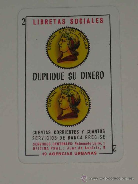 Colecionismo Calend&aacute;rios: CALENDARIO FOURNIER PUBLICIDAD LIBRETAS SOCIALES, DUPLIQUE SU DINERO - 1968