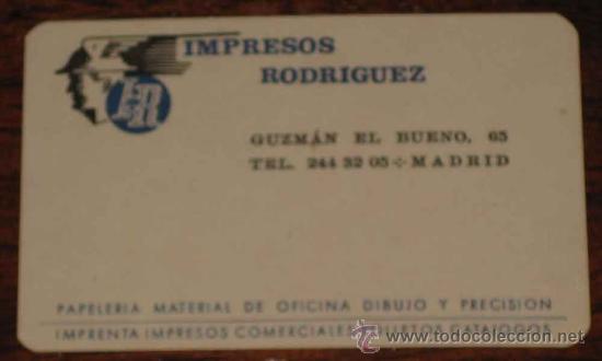 Colecionismo Calend&aacute;rios: CALENDARIO DE BOLSILLO 1964 PUBLICIDAD IMPRESOS RODRIGUEZ