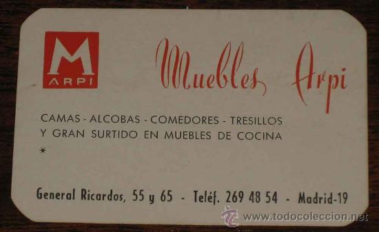 Collectables Calendars: CALENDARIO  1964 CON PUBLICIDAD DE MUEBLES ARPI DE MADRID