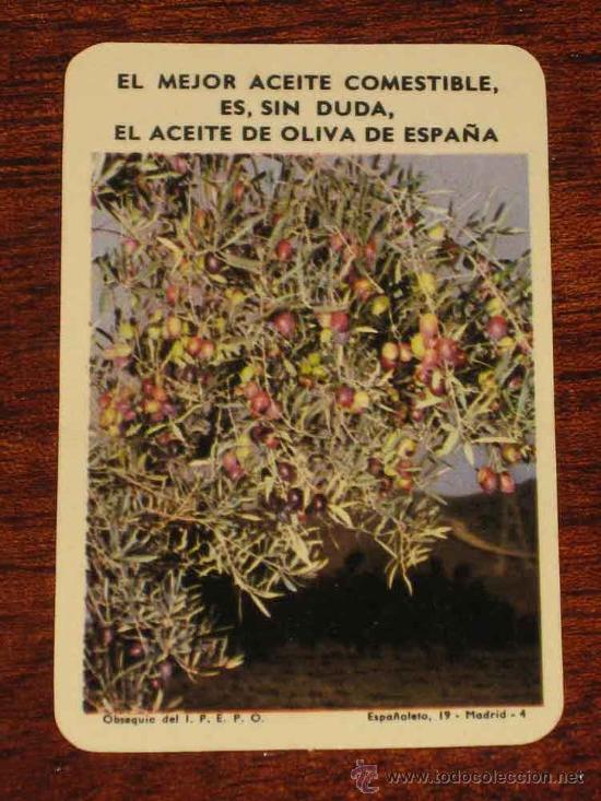 Collectionnisme Calendriers: CALENDARIO  1965 CON PUBLICIDAD DE EL ACEITE DE OLIVA DE ESPA&Ntilde;A