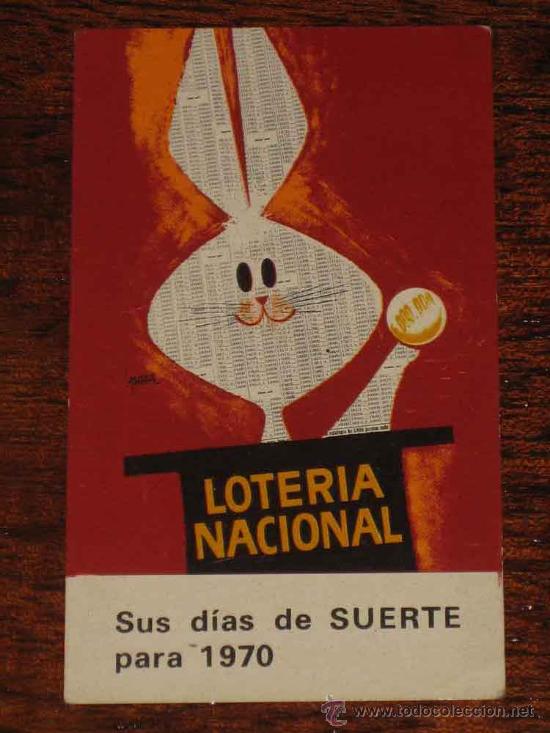 Collezionismo Calendari: CALENDARIO 1970 - PUBLICIDAD DE LOTERIA NACIONAL