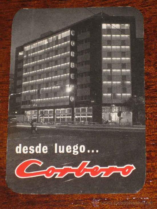 Coleccionismo calendarios: ANTIGUO CALENDARIO 1968 - CON PUBLICIDAD DE CORBERO