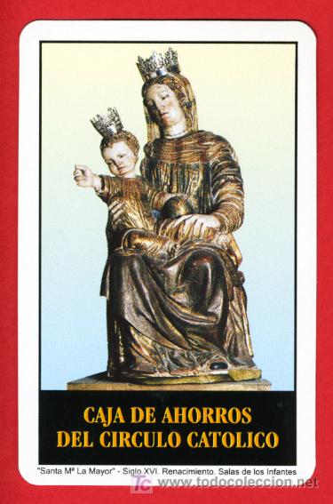 Collectionnisme Calendriers: CALENDARIO FOURNIER ,  CAJA DE AHORROS DEL CIRCULO CATOLICO  ,  1998   ,CAL2847