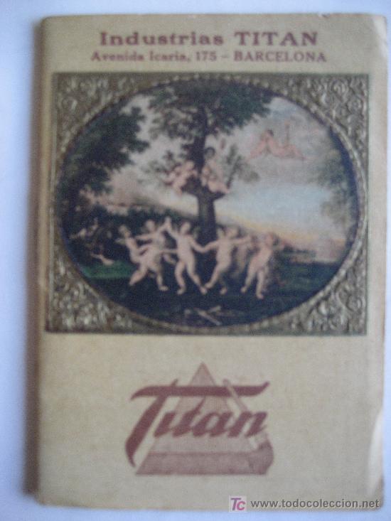 Coleccionismo Calendarios: Pinturas Titan. Barcelona. Almanaque 1926. 10 x 7 cms.