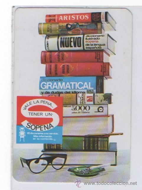 Coleccionismo Calendarios: CALENDARIO DE BOLSILLO EDITORIAL RAMON SOPENA 85 DICCIONARIOS BARCELONA A&Ntilde;O 1968