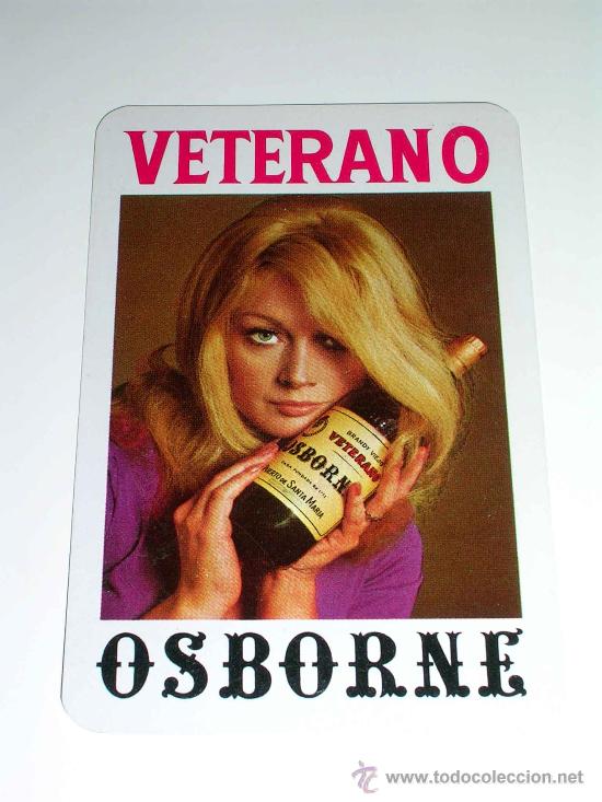 Coleccionismo Calendarios: Calendario bolsillo Brandy Veterano Osborne, Heraclio Fournier, original 1973.