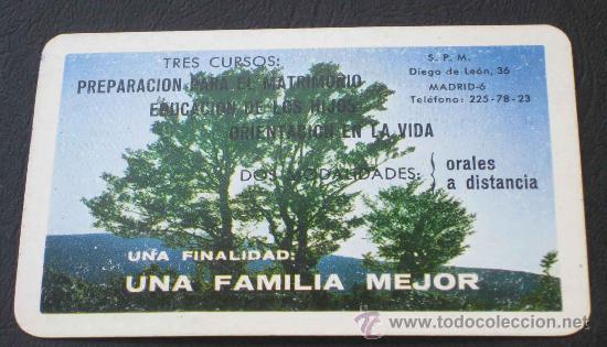 Collezionismo Calendari: CALENDARIO 1976 FOURNIER - UNA FINALIDAD, UNA FAMILIA MEJOR - TIENE ALGUNOS DIAS DEL MES DE OCTUBRE