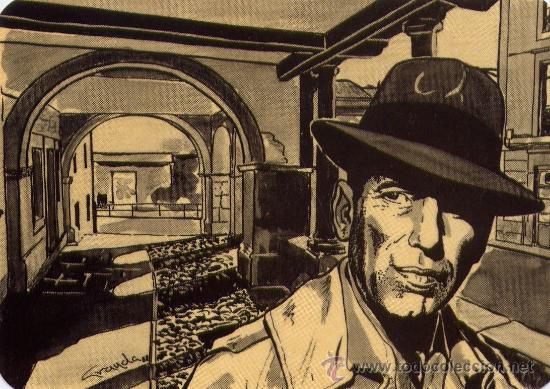 Coleccionismo Calendarios: Calendario Bolsillo - Cine - Humphrey Bogart - A&ntilde;o 1989