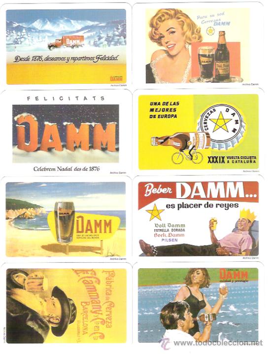 Coleccionismo calendarios: SERIE DE CALENDARIOS DE CERVEZA DAMM DEL A&Ntilde;O 2005, NAIPES COMAS, PRECINTADA.