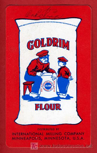 Collezionismo Calendari: CALENDARIO PUBLICIDAD GOLDRIM FLOUR , PLASTICO , 1959