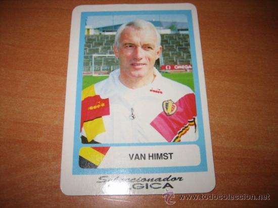 Sammeln von Kalendern: VAN HIMST  SELECCIONADOR BELGICA  MUNDIAL FUTBOL USA 94
