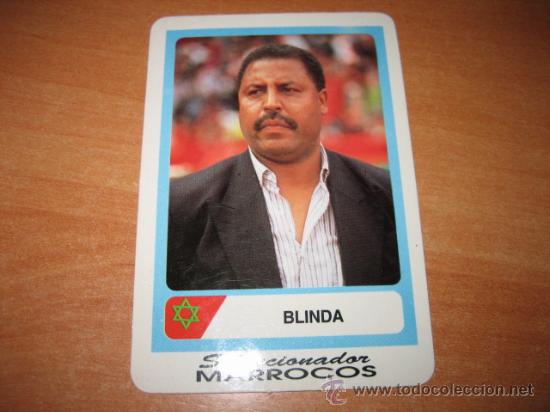 Sammeln von Kalendern: BLINDA SELECCIONADOR MARROCOS   MUNDIAL FUTBOL USA 94