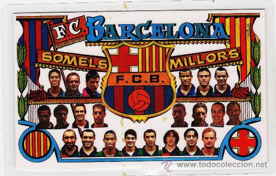 Coleccionismo Calendarios: futbol - bar&ccedil;a - f.c. barcelona - plastificado - a&ntilde;o 2002