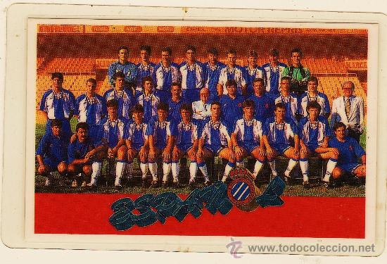 Collezionismo Calendari: futbol - r. c.d. espa&ntilde;ol - calendario - plastificado - a&ntilde;o 1995