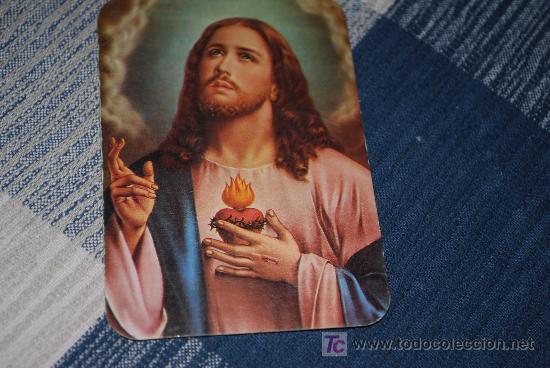 Coleccionismo calendarios: calendario religioso sagrado corazon del jesus , 1990