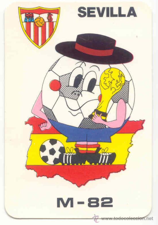 Coleccionismo calendarios: CALENDARIO MUNDIAL 82. SEVILLA. F&uacute;tbol. . A&ntilde;o 1982.