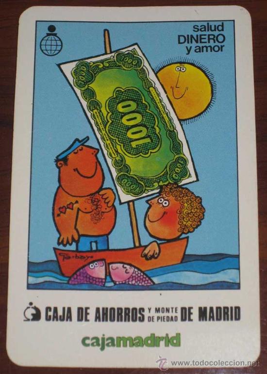 Collezionismo Calendari: ANTIGUO CALENDARIO DE BOLSILLO - H. FOURNIER - CON PUBLICIDAD DE CAJA DE AHORROS Y MONTE DE PIEDAD D