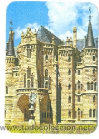 Coleccionismo calendarios: calendario ASTORGA (Le&oacute;n) Palacio Episcopal (Gaudi) 1973