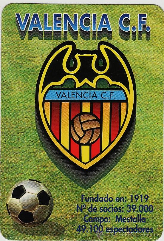 Collectables Calendars: calendario - futbol - valencia c f - escudo - a&ntilde;o 1998