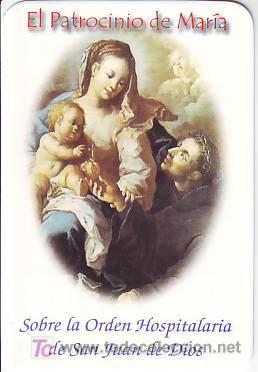 Coleccionismo calendarios: Calendario religioso Virgen Maria con el ni&ntilde;o Jesus - Hermanos de San Juan de Dios RLG a&ntilde;o 2010