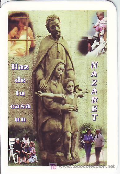 Coleccionismo calendarios: Calendario religioso Virgen Maria el ni&ntilde;o Jesus y S Jose - Hermanos de San Juan de Dios RLG a&ntilde;o 2010