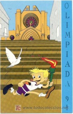 Coleccionismo calendarios: CALENDARIO 1991. COMITE OLIMPIC INTERBARRIS. TARRAGONA. MAGINET.CATEDRAL.OLIMPIADAS.JUEGOS OLIMPICOS