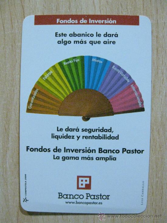 Colecionismo Calend&aacute;rios: CALENDARIO FOURNIER BANCO PASTOR 2001