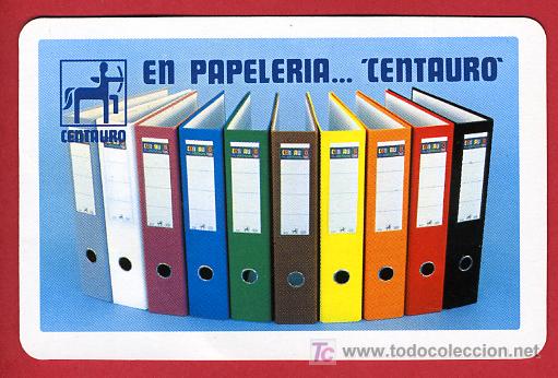 Collectables Calendars: CALENDARIO FOURNIER  PAPELERIA CENTAURO  , 1982 , CAL3252