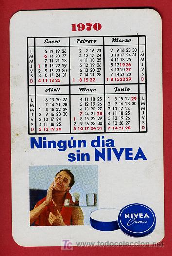 Collectables Calendars: CALENDARIO FOURNIER  CREMA NIVEA   , 1970 , CAL3309