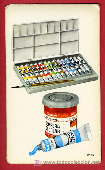 Coleccionismo Calendarios: CALENDARIO PUBLICIDAD PELIKAN COLORES OPACOS  , 1972 , CAL3325