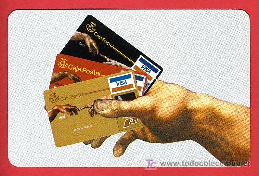 Collectables Calendars: CALENDARIO FOURNIER  CAJA POSTAL VISA , 1989 , CAL3414