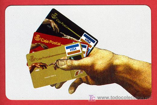 Collectables Calendars: CALENDARIO FOURNIER  CAJA POSTAL VISA  , 1989 , CAL3418