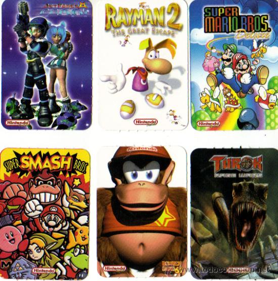 Coleccionismo calendarios: CALENDARIOS NINTENDO / LOTE 6 CALENDARIOS A&Ntilde;O 2.000