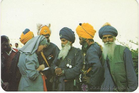 Coleccionismo calendarios: CALENDARIO DE BOLSILLO. A&Ntilde;O 1987. BOMBAY. MISIONES EN LA INDIA. HERMANAS DE LA CARIDAD. ZARAGOZA