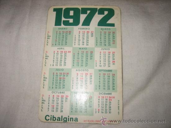 Coleccionismo calendarios: CIBA 1972-73 - Foto 2