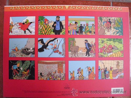 Coleccionismo calendarios: CALENDARIO TINTIN - El Templo del Sol - 1997. HERG&Eacute;, MOULINSART